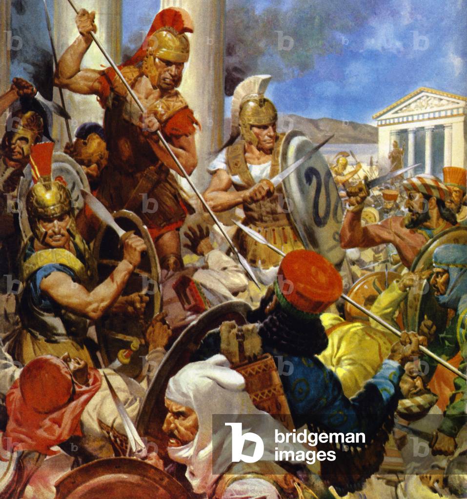 Athen, die Wunderstadt eines goldenen Zeitalters (Farblitho)