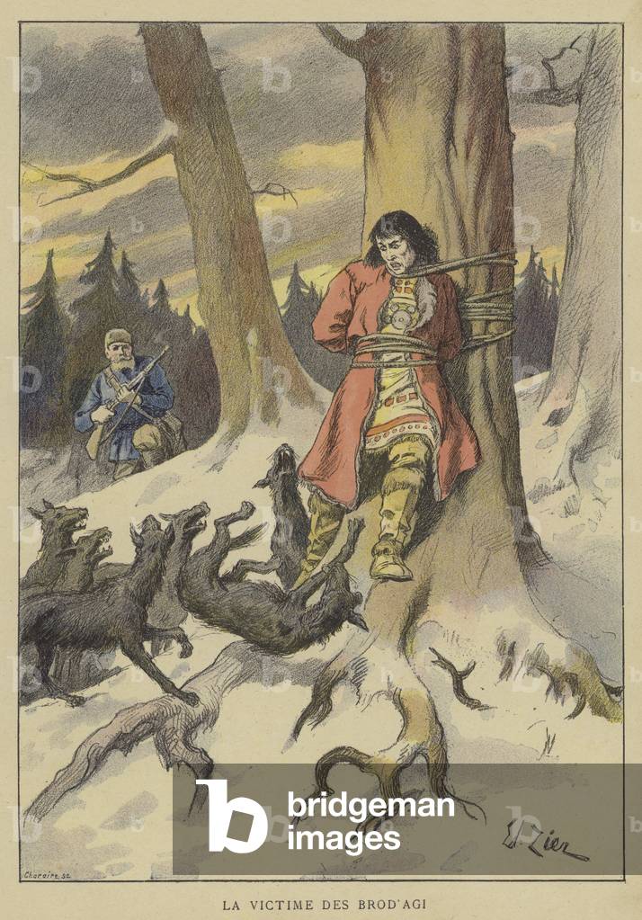 La Victime Des Brod'Agi (color lito)