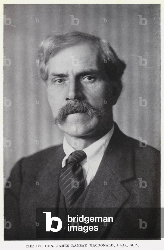 Immagine di Stampa "Il Giusto Onorevole James Ramsay MacDonald" di English Photographer