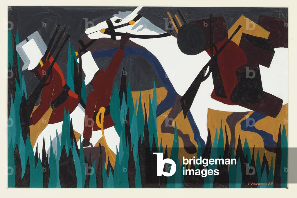 Set L'Ouverture per la guerra con Napoleone (Serie #33 - Catalogo #186), 1938 (tempera su carta)