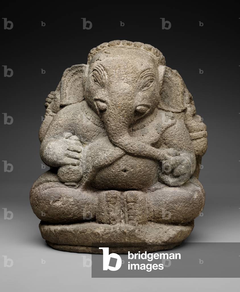 "Ganesha (Stein)", A.D. 14th century von Indian School