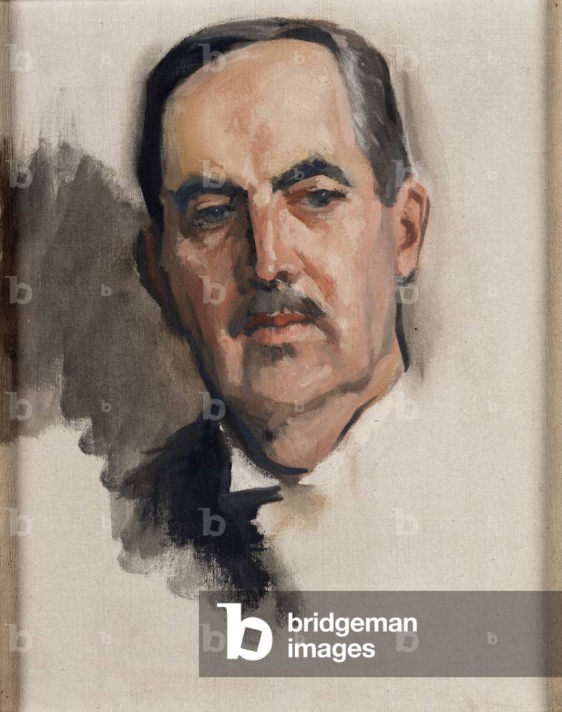 Immagine di Dipinto "Francis Russell Hart" 1920 di Kleber Hall, b/w