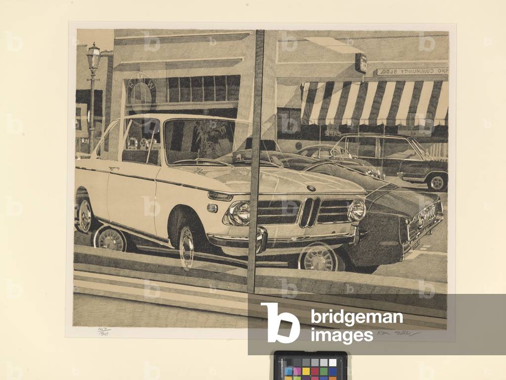Bmw Showroom (lithograph)