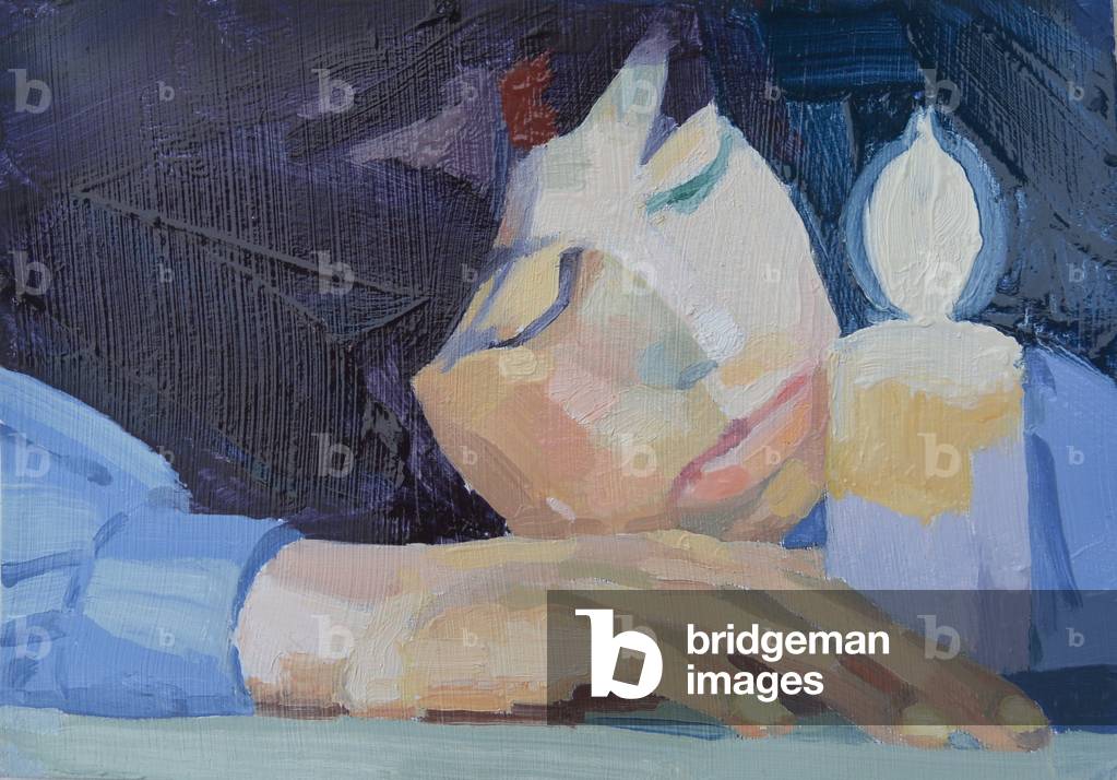 Bild von Gemälde "'Candlelight 2'" 2015 von Barbara Hoogeweegen