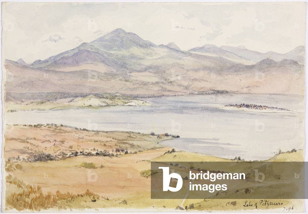 "Grande pietra scolpita che è caduta a terra da Zinapecuaro" di Adela Breton