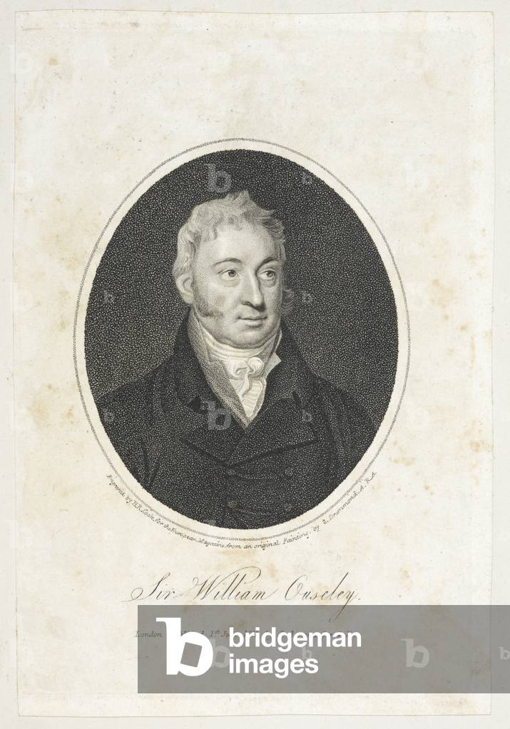 Portrait of Sir William Ouseley (1767 - September, b/w