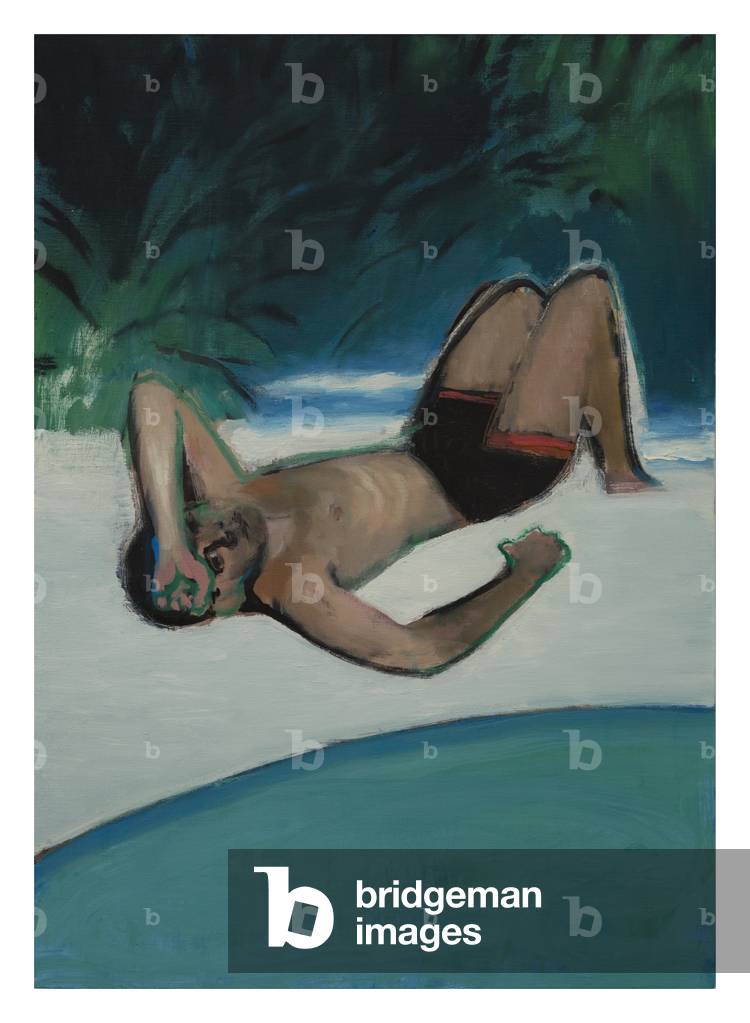 Rossa, 2020 (olio su lino)