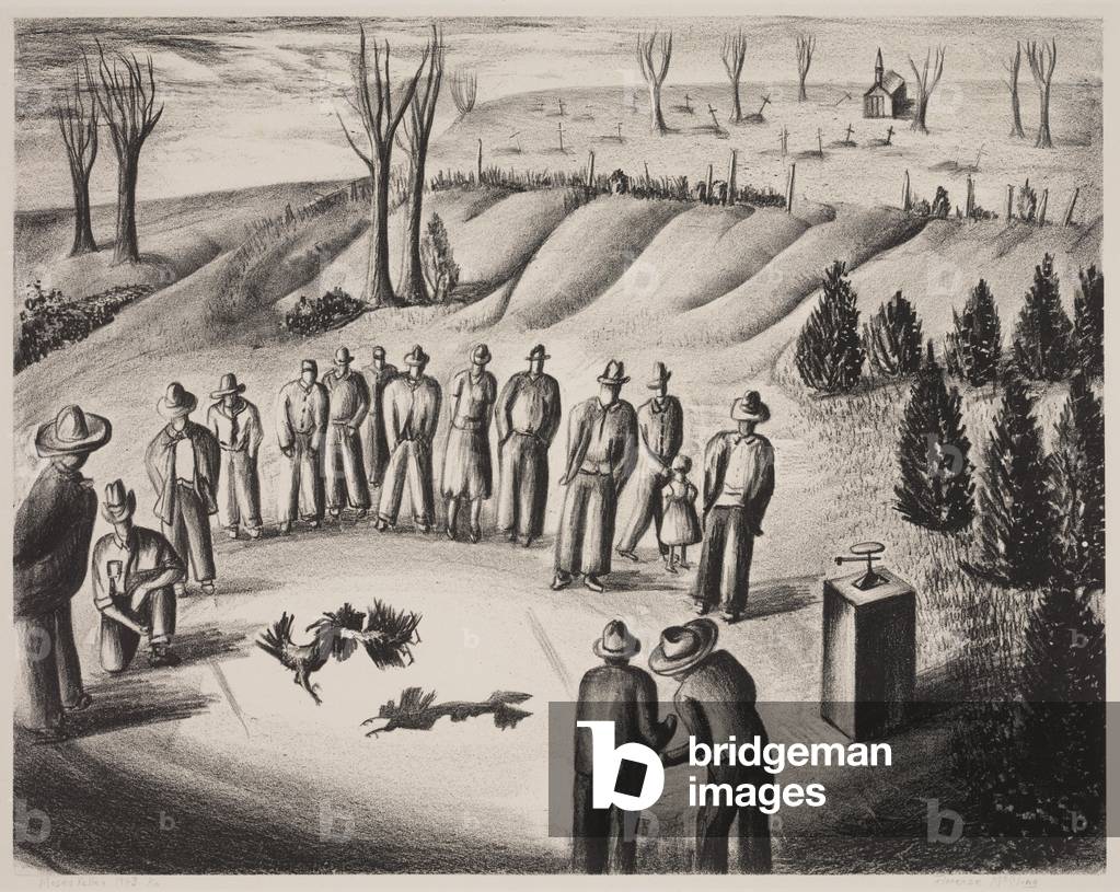 Moses Valley, 1943 (litho)