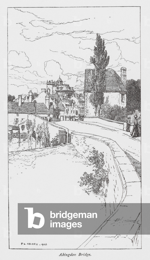 Abingdon Bridge (litho)