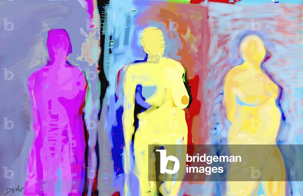 Donna in rosa, 2008 (computer graphics)