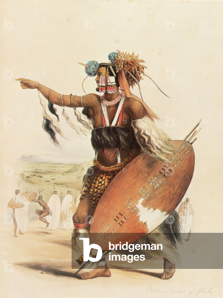Utimuni, nephew of the king, 1849 (lithograph)