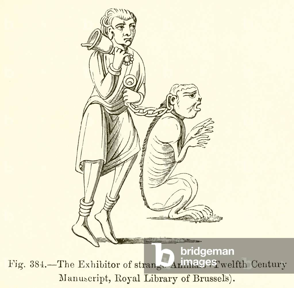 L'espositore di strani animali (incisione)