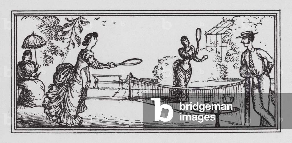 Bild von Druck "Wimbledon (Litho)" von Rex Whistler
