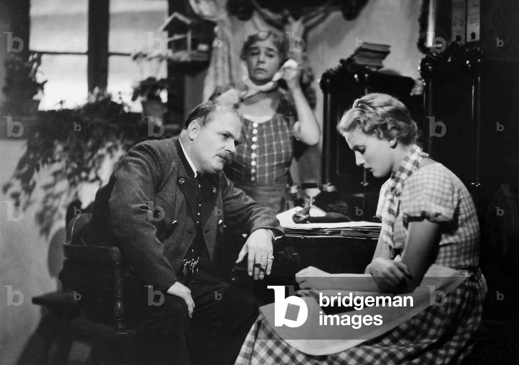 Bild von Fotografie "Eduard von Winterstein und Elster in 'Hochzeit am Wolfgang' 1933 (s/w Foto)" 1933, b/w