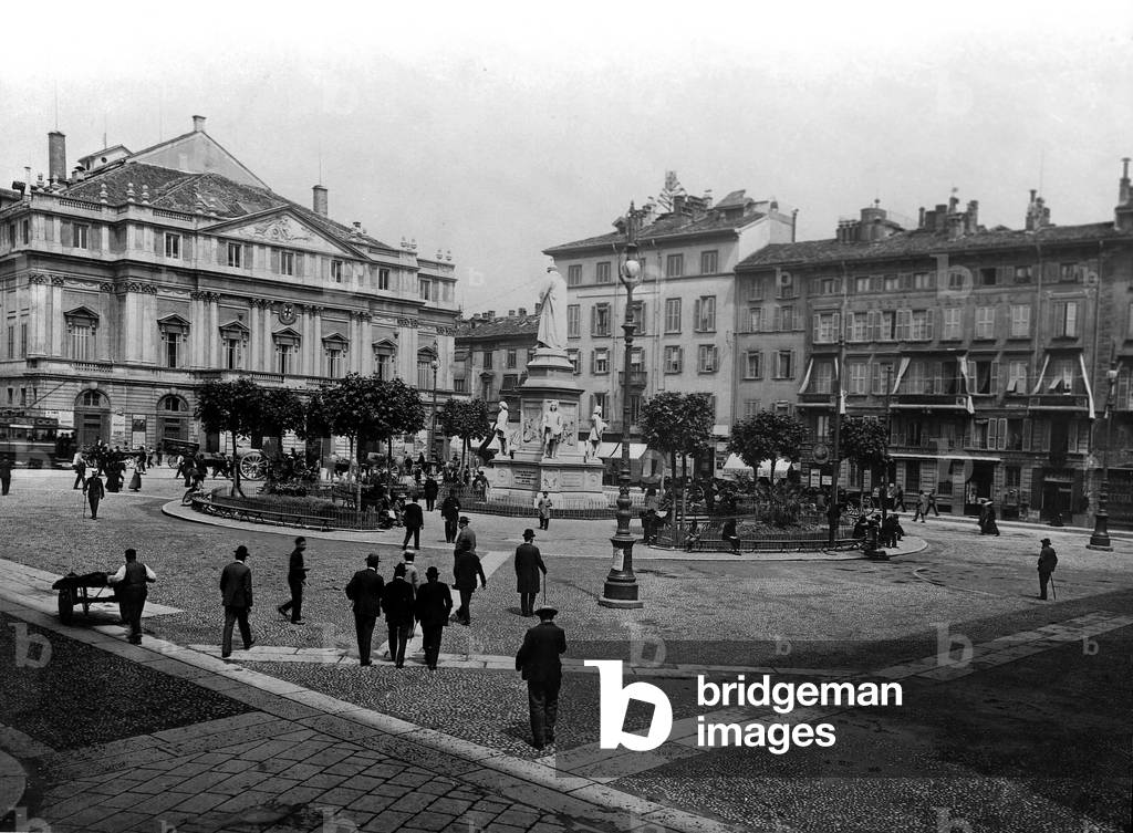 La Scala, Milan, 1930er Jahre (s/w Foto)
