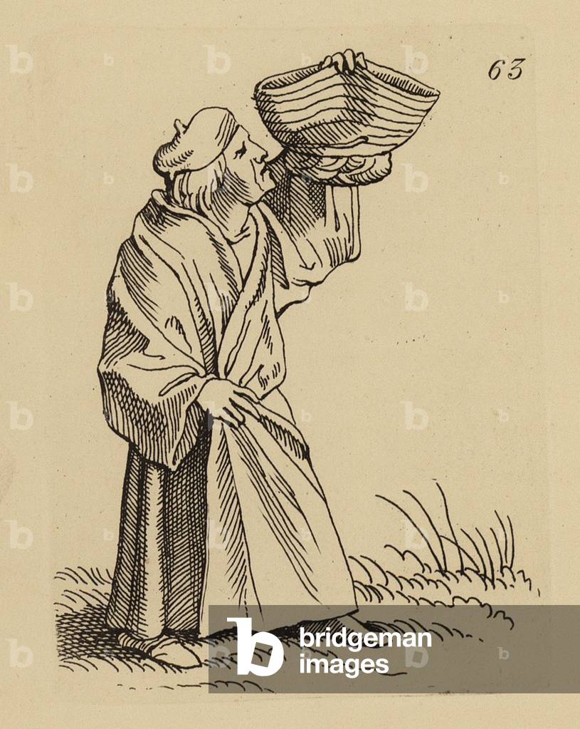"Holbein-Abbildung für Erasmus' In Lobpreis der Torheit (Gravur)" 1900 von Hans Holbein the Younger