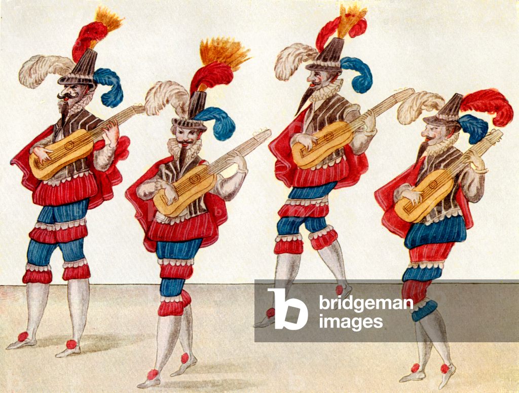 Entrée des Joueurs de Guitare - Costumes for the Grand Bal