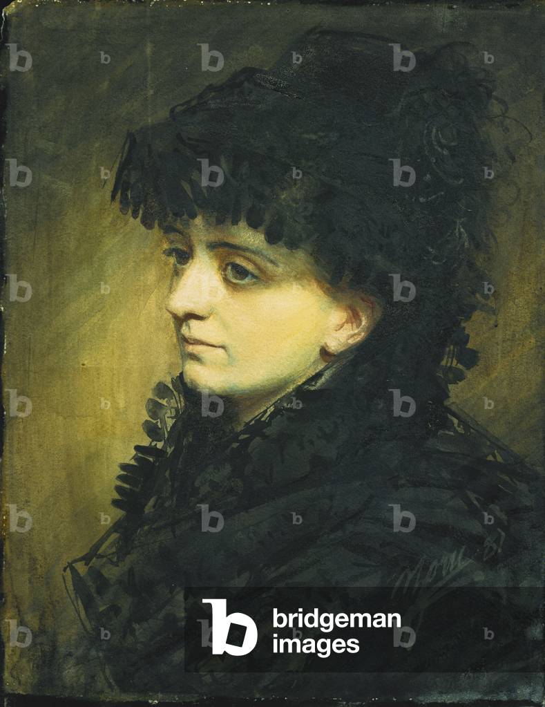 Ritratto di jeanna heijkenskjold, 1881 (acquerello e body colour)