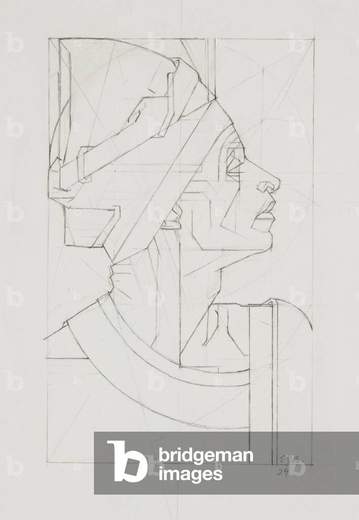 Image of Drawing depicting Marmina's Sot, 1929 by Emil Bisttram