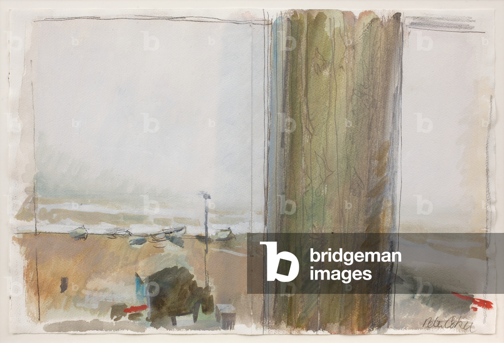 Aldeburgh (SB 20 Nr. 24), 1985 (Bleistift und Aquarell)