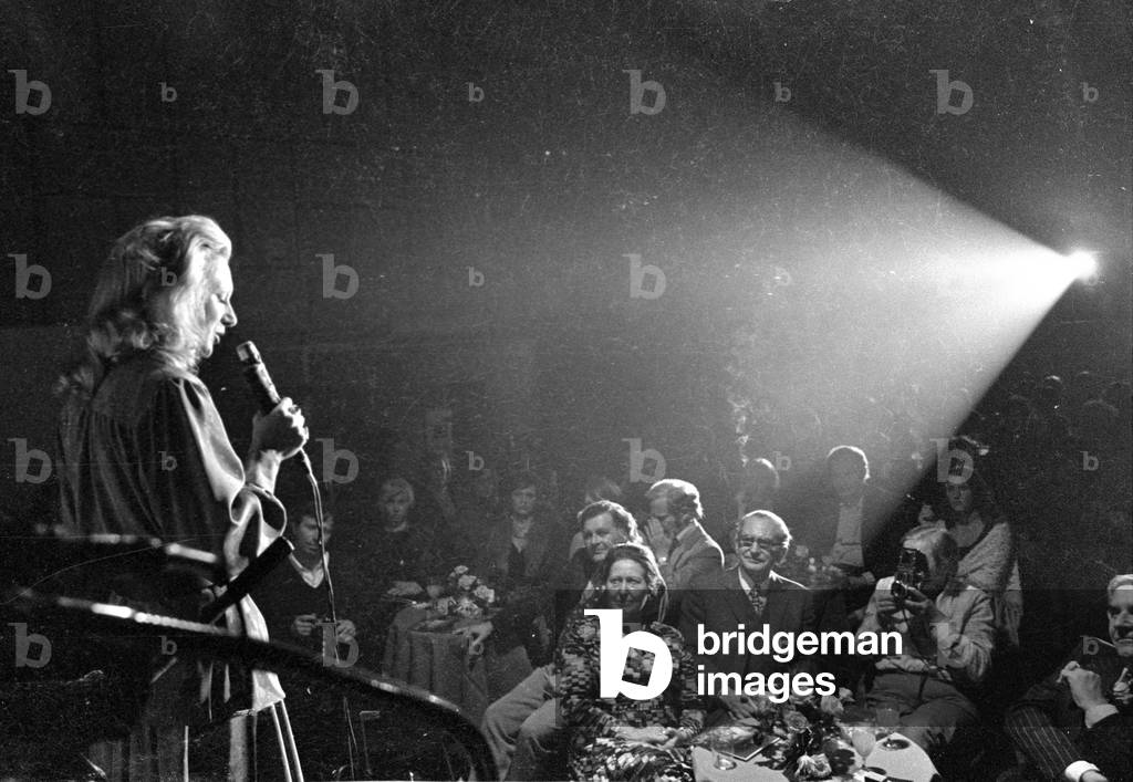 Margot Werner, 1974 (foto in b/n)