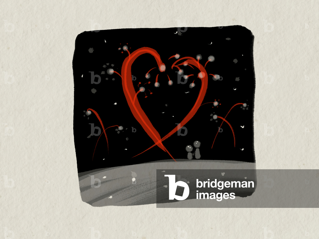 Immagine di Arte digitale "Ti auguro un anno di speranza e amore" 2024 di Trygve Skogrand