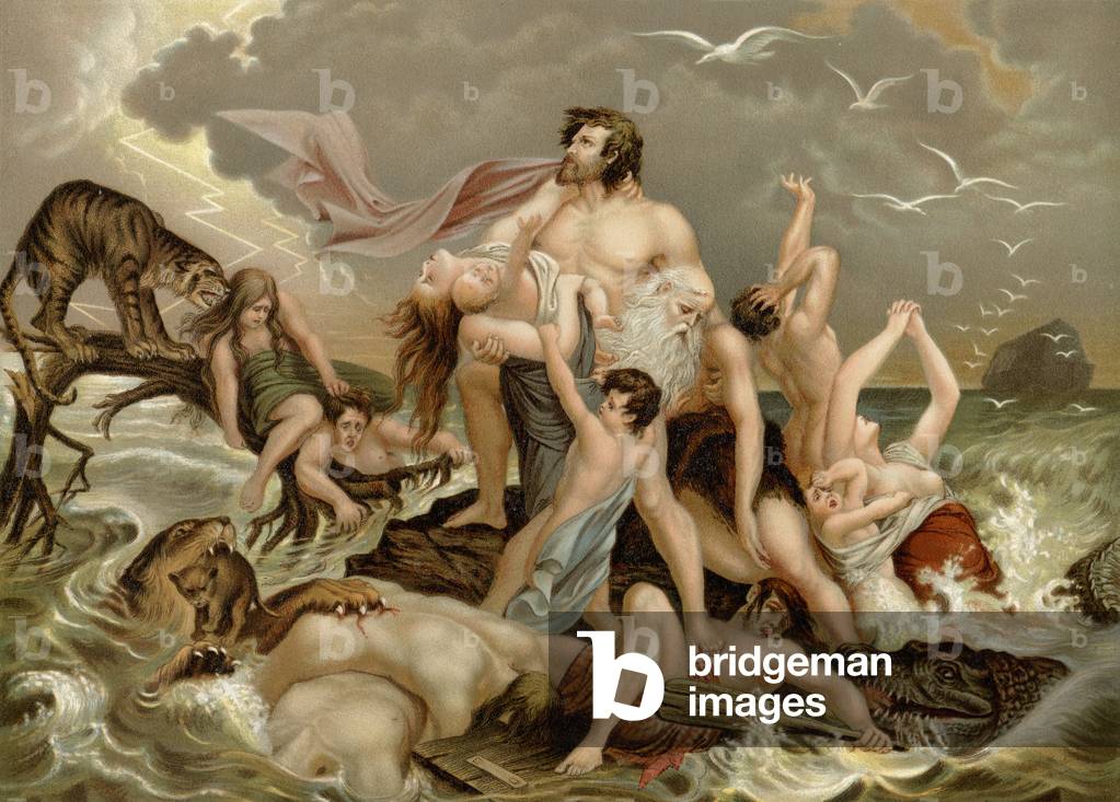 Il diluvio (colore lito)