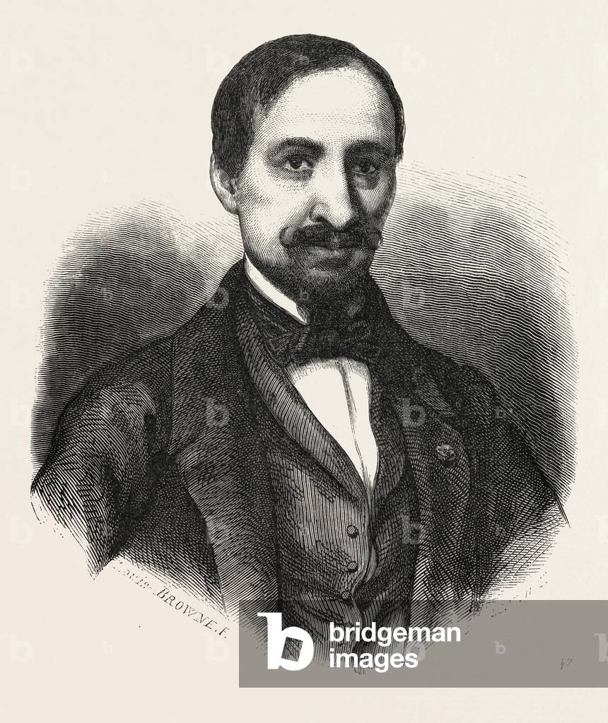 Image of Engraving depicting Camille Roqueplan