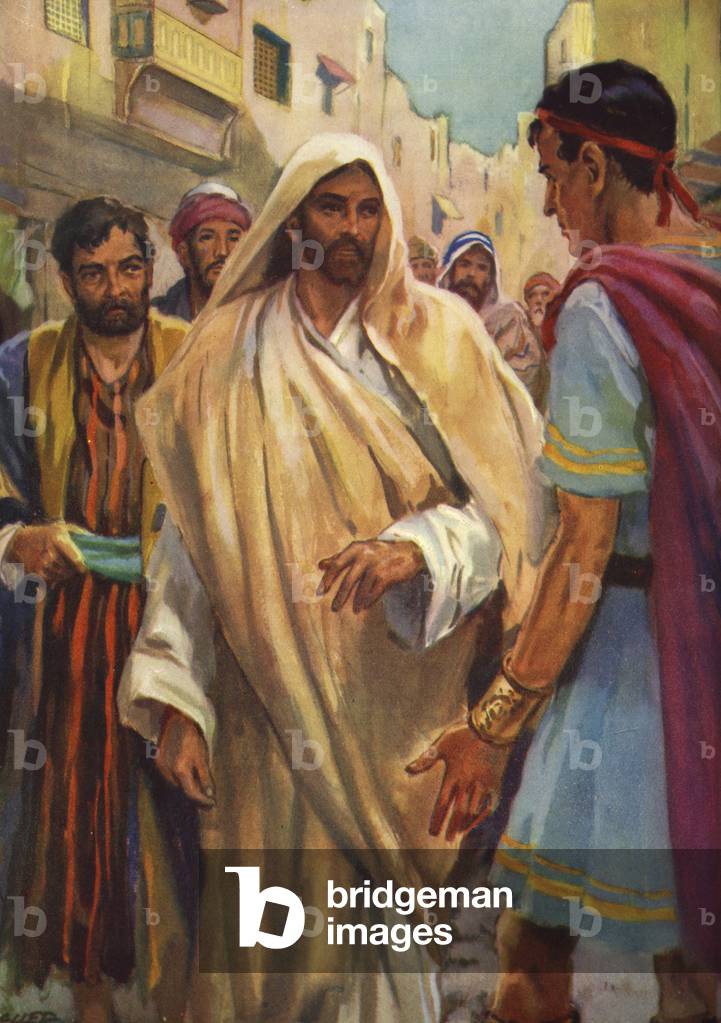 "Gesù guarisce il servo di un centurione" di Henry Coller