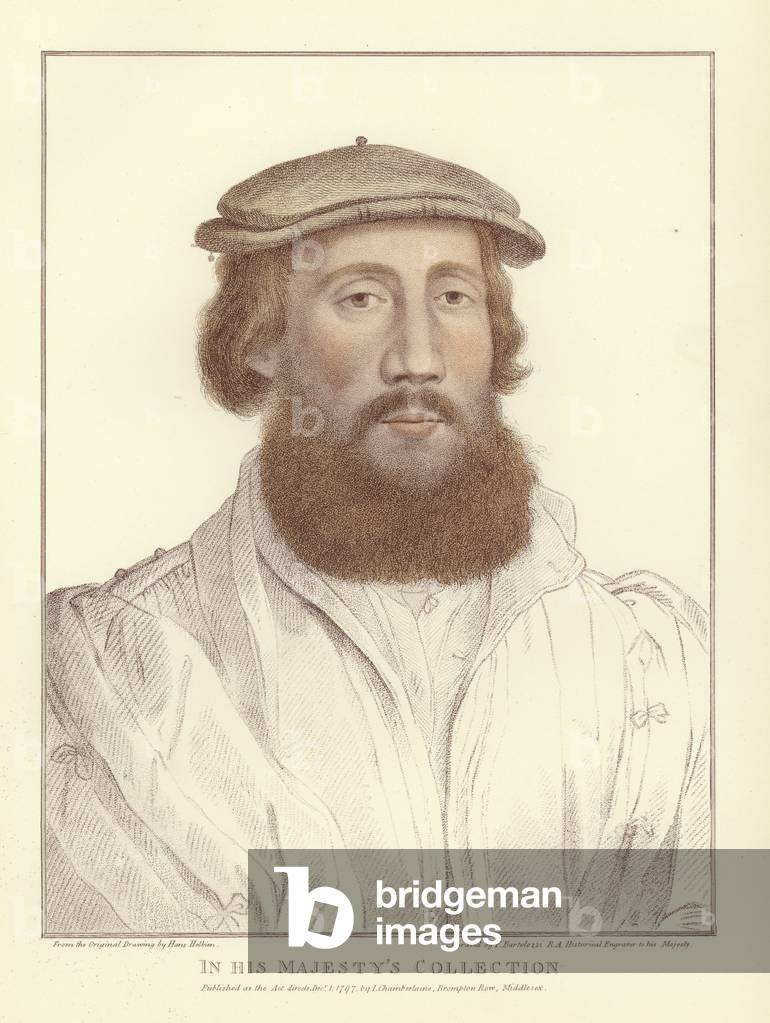 "Anonymer Mann (Aquatint)" von Hans Holbein the Younger