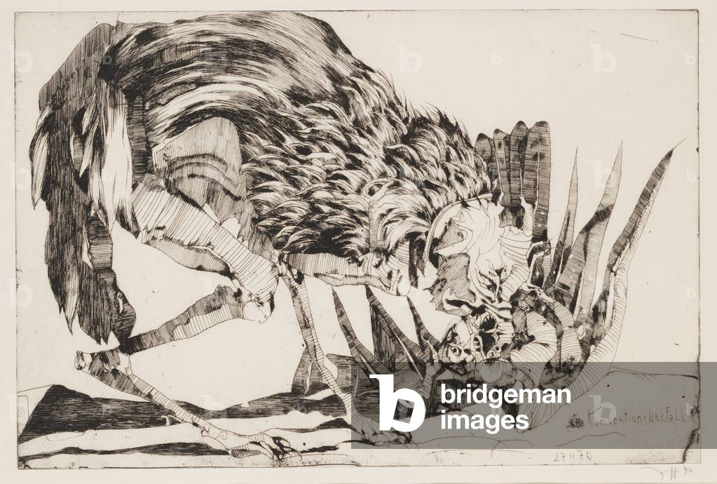 Konventioneller Fall, 1970 (etching)