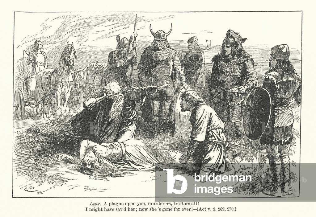 Shakespeare: König Lear (litho)