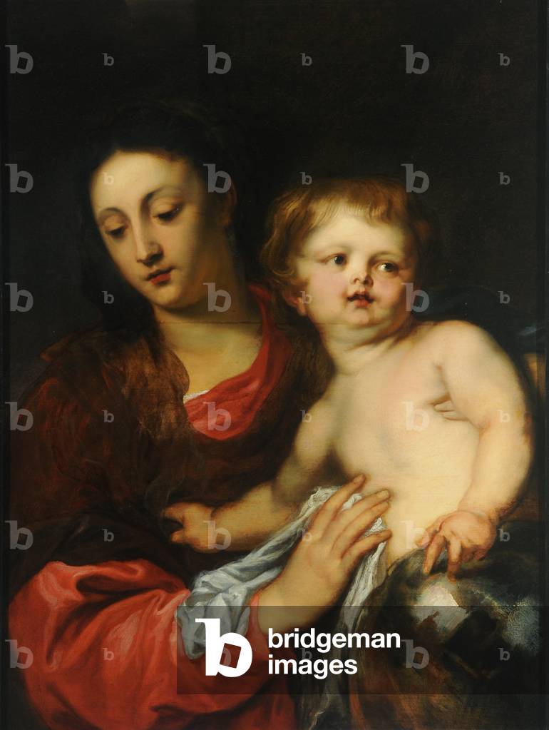Virgin and Child, 18th century (oil on canvas)