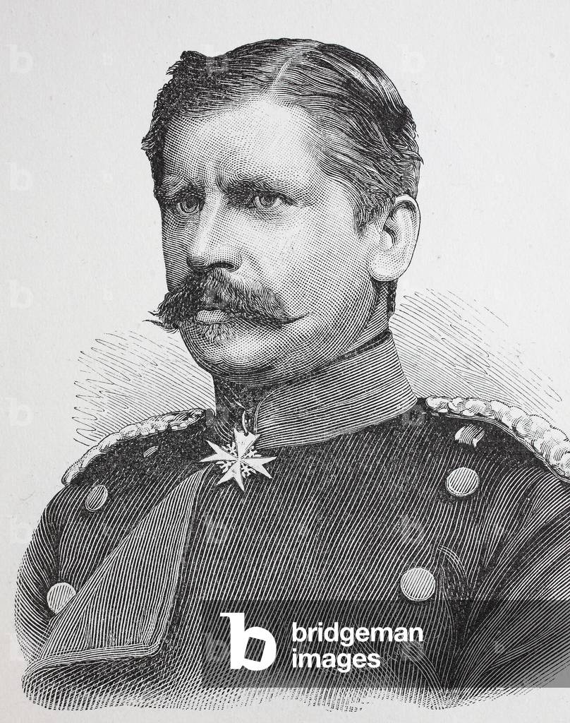 "Paul Stanislaus Eduard von Leszczynski" 1885, b/w
