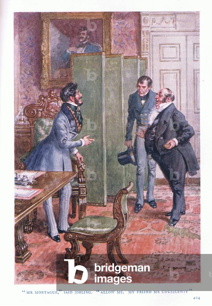 «Mr Montague», disse «jobling». «Permettetemi, amico mio, signor Chuzzlewit». (colore lito)