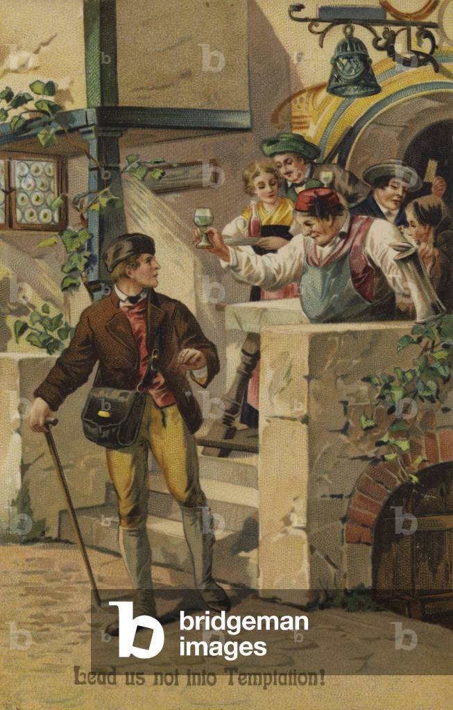 Das Gebet des Herrn, Führe uns nicht in Versuchung (chromolitho)