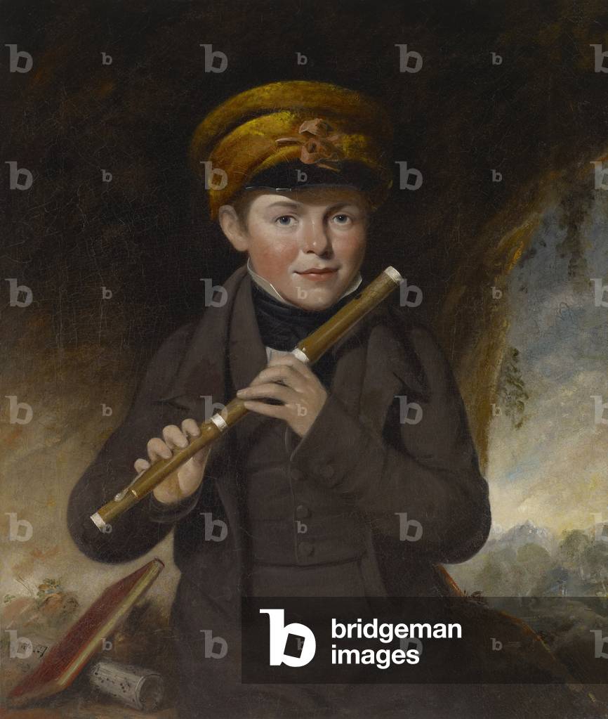 John Gurney, the Little Flute Player, c.1800 (oil on canvas)
