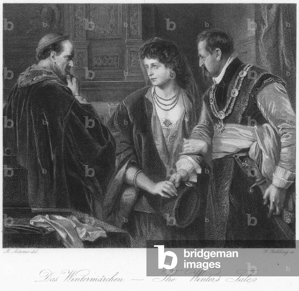 Scene from The Winter's Tale (engraving)