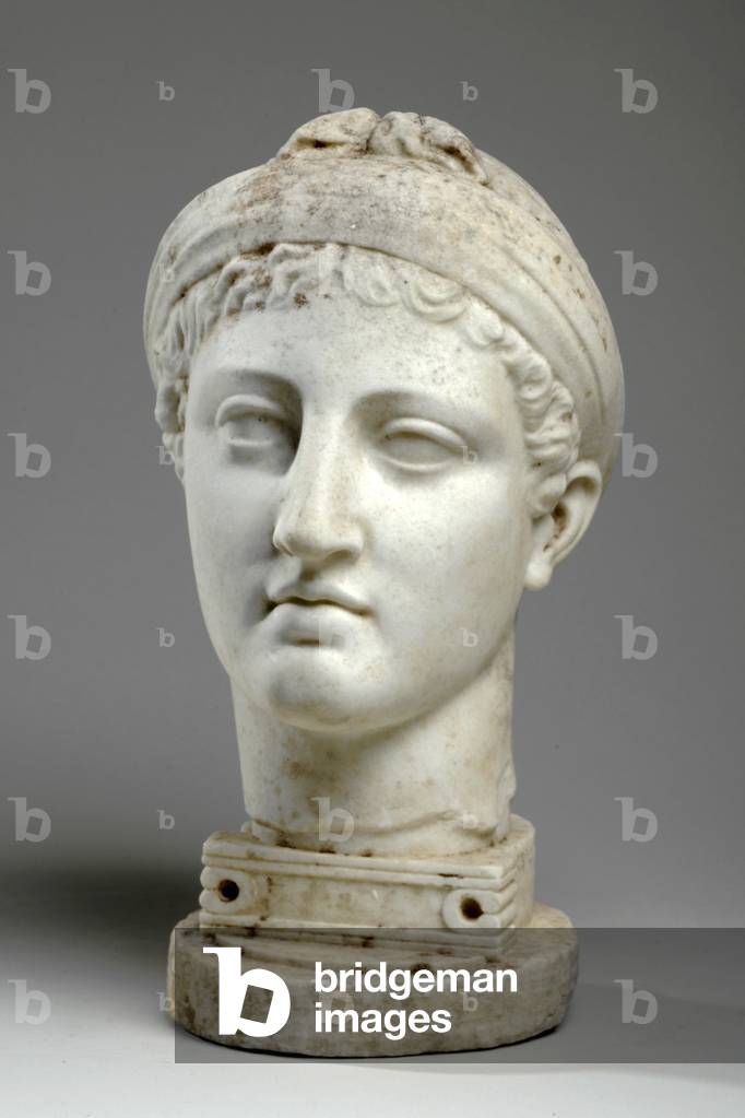 Busto di una donna greca (marmo) (vedi anche 876113)