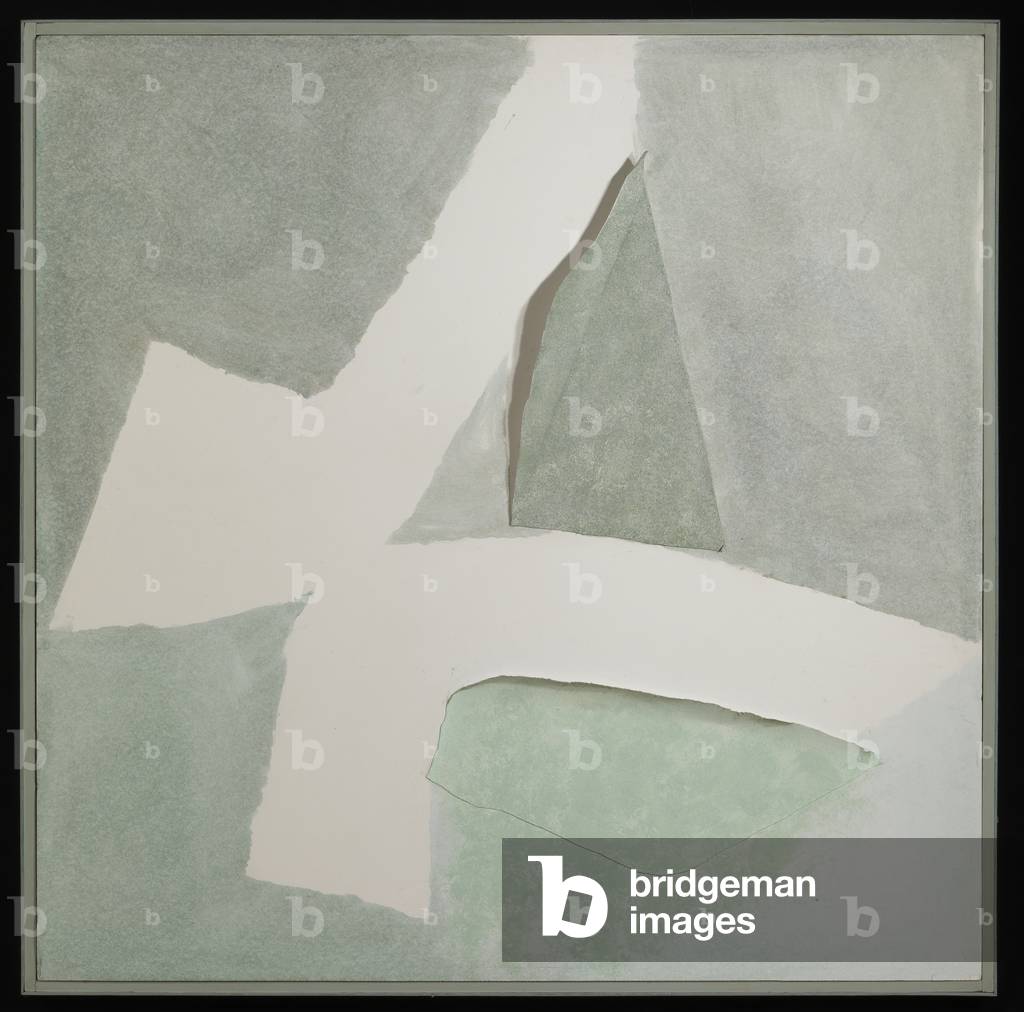 Pale Moss Variations, 1982 (Collage & w/c auf Papier)