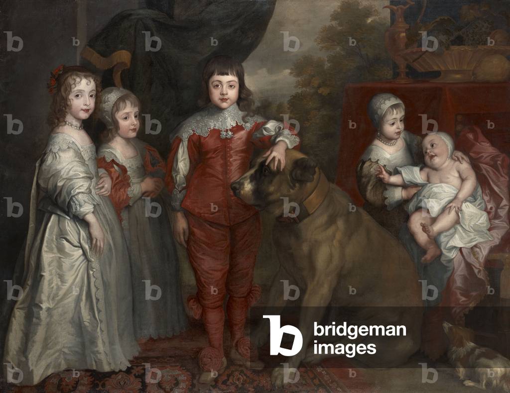 i figli di Carlo I (olio su tela)