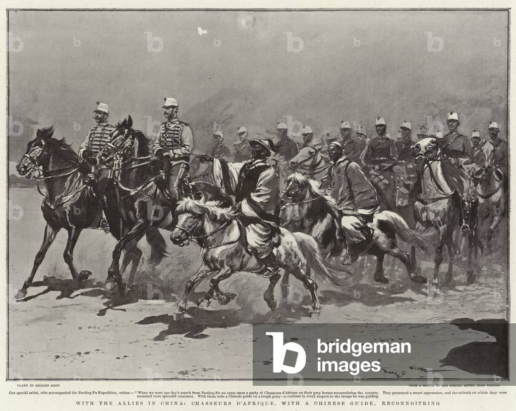 Bild von Druck "Mit den Alliierten in China" von Georges Bertin Scott