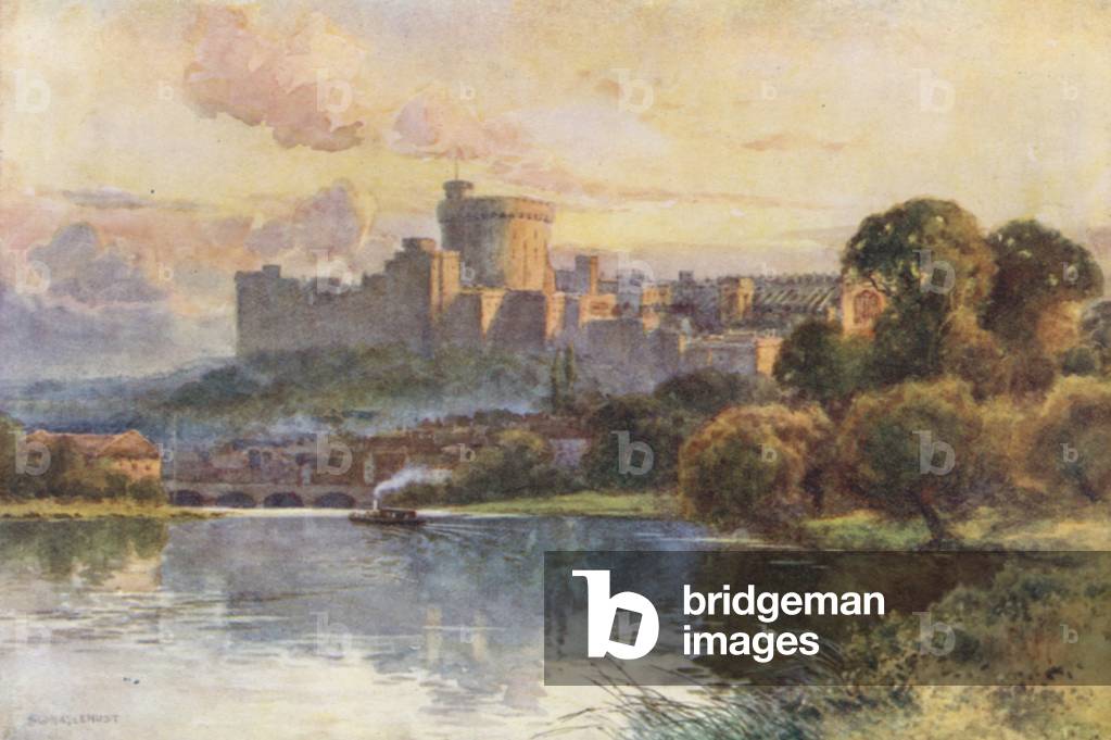 "Windsor (Farbe litho)" von Ernest William Haslehust