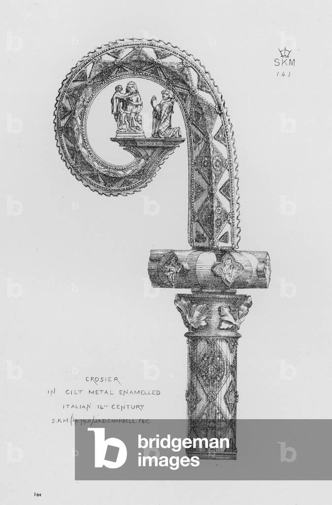 "Victoria And Albert Museum: Crosier" von English School