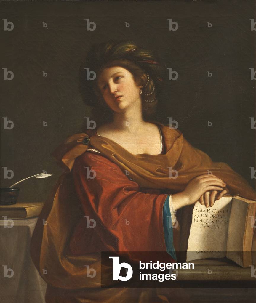 Immagine di Dipinto "Il Samiano Sibilla (dopo Guercino)" di Guercino