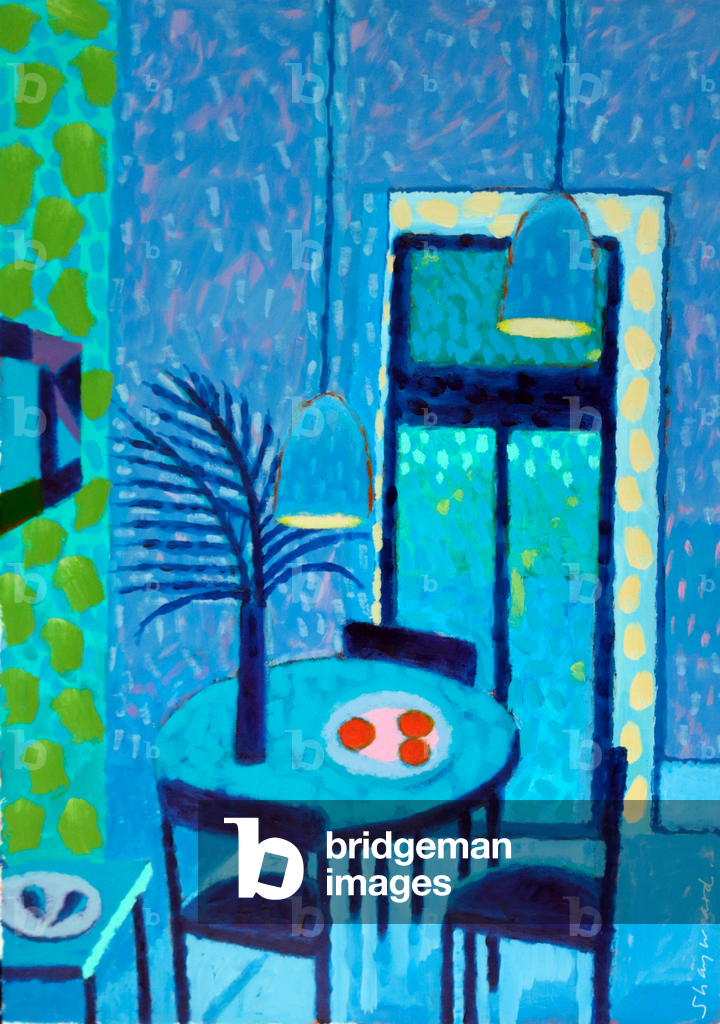 L'Interieur # , 2022 (Acryl auf Karton)
