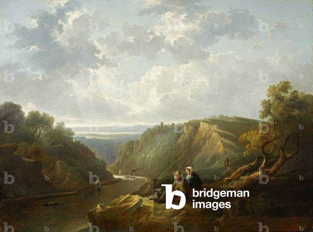 Bild von Gemälde "Die Avon Schlucht (Öl auf Leinwand)" von Thomas Barker