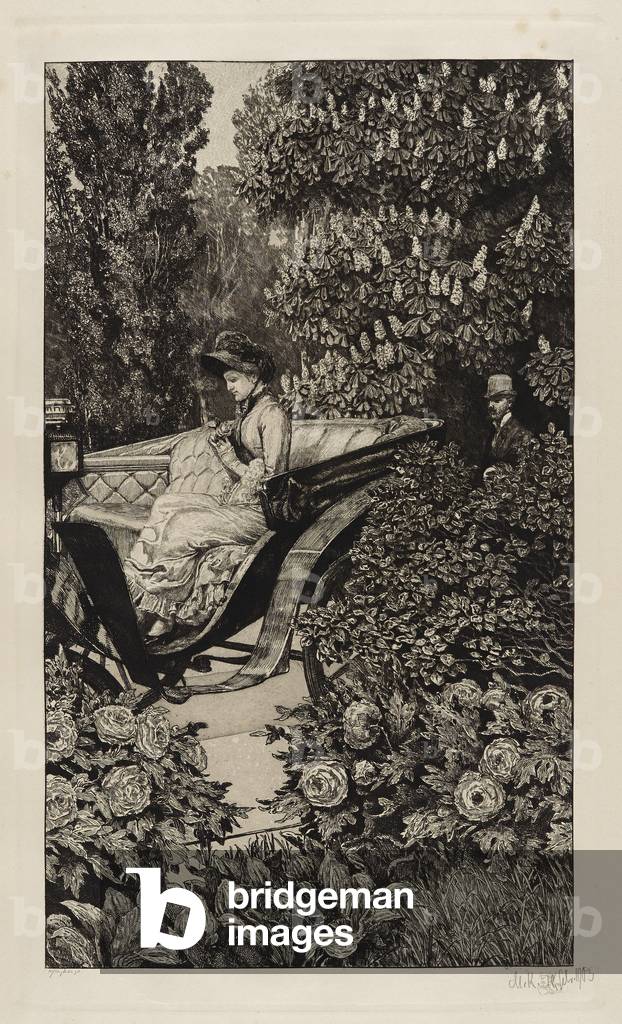 Immagine di Incisione "Erste Begenung (Primo Incontro)" 1880 di Max Klinger