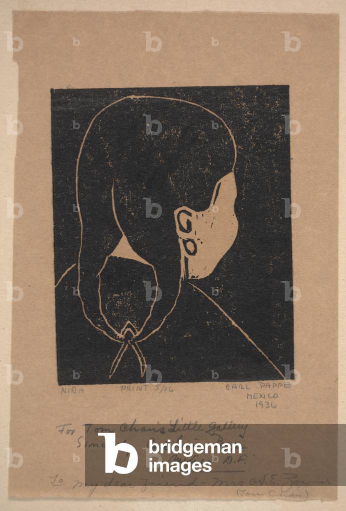 Niña, 1936 (Blockdruck)