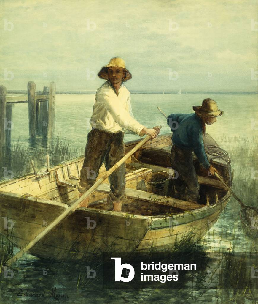 Immagine di Disegno "Spingendo Off" di Edward Moran